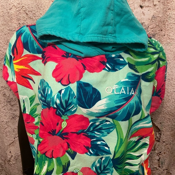 Kids Oalian Decathlon Surf Poncho - Picture 2 of 15